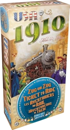 Alle Details zum Brettspiel Zug um Zug: USA 1910 (Erweiterung) und ähnlichen Spielen