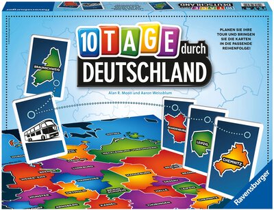Alle Details zum Brettspiel 10 Tage durch Deutschland und ähnlichen Spielen