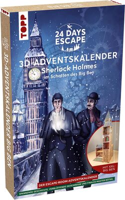 Alle Details zum Brettspiel 24 Days Escape: 3D Adventskalender – Sherlock Holmes im Schatten des Big Ben und ähnlichen Spielen