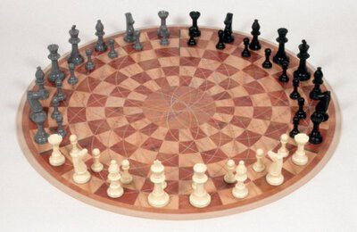 Alle Details zum Brettspiel 3 Man Chess und ähnlichen Spielen