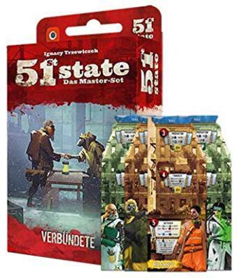 Alle Details zum Brettspiel 51st State: Verbündete – Das Master Set (Erweiterung) und ähnlichen Spielen