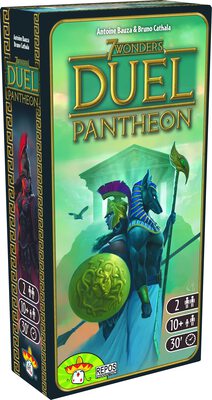 Alle Details zum Brettspiel 7 Wonders Duel: Pantheon (1. Erweiterung) und Ã¤hnlichen Spielen