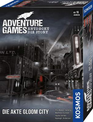 Alle Details zum Brettspiel Adventure Games: Die Akte Gloom City und ähnlichen Spielen