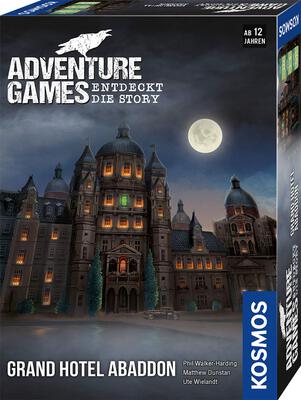 Alle Details zum Brettspiel Adventure Games: Grand Hotel Abaddon und ähnlichen Spielen