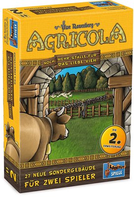 Alle Details zum Brettspiel Agricola: Noch mehr StÃ¤lle fÃ¼r das liebe Vieh! (2. Erweiterung) und Ã¤hnlichen Spielen