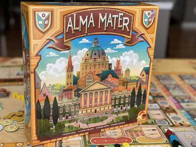 Alle Details zum Brettspiel Alma Mater und ähnlichen Spielen