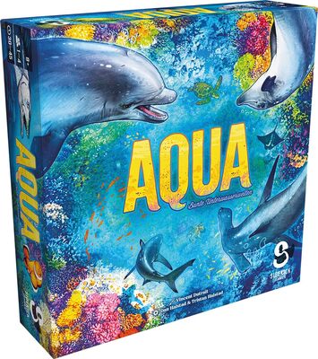 Alle Details zum Brettspiel AQUA - Bunte Unterwasserwelten und ähnlichen Spielen