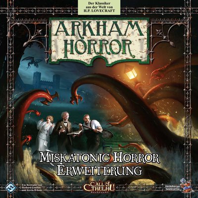 Alle Details zum Brettspiel Arkham Horror: Miskatonic Horror (Erweiterung) und ähnlichen Spielen