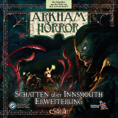 Alle Details zum Brettspiel Arkham Horror: Schatten über Innsmouth (Erweiterung) und ähnlichen Spielen
