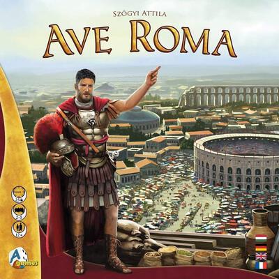 Alle Details zum Brettspiel Ave Roma und ähnlichen Spielen
