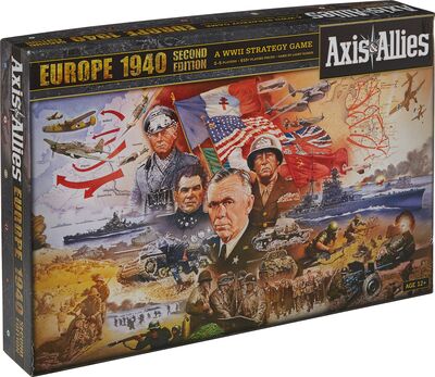 Alle Details zum Brettspiel Axis & Allies Europe 1940 und ähnlichen Spielen