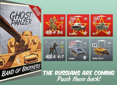 Alle Details zum Brettspiel Band of Brothers: Ghost Panzer und ähnlichen Spielen