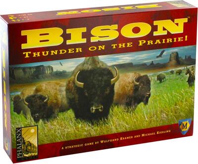 Alle Details zum Brettspiel Bison: Die Prärie bebt! und ähnlichen Spielen