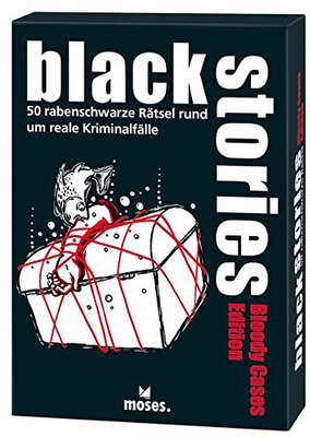Alle Details zum Brettspiel Black Stories: Bloody Cases Edition und ähnlichen Spielen