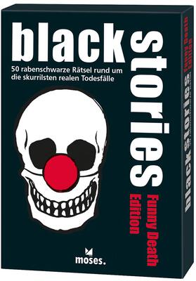 Alle Details zum Brettspiel Black Stories Funny Death Edition und ähnlichen Spielen