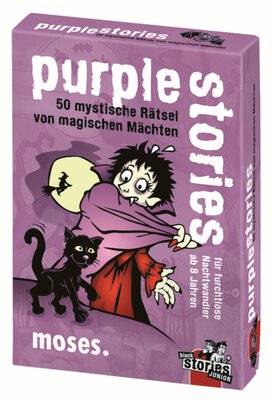 Alle Details zum Brettspiel Black Stories Junior: Purple Stories und ähnlichen Spielen
