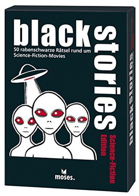 Alle Details zum Brettspiel Black Stories Science-Fiction Edition und ähnlichen Spielen