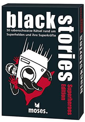 Alle Details zum Brettspiel Black Stories: Superheroes Edition und ähnlichen Spielen