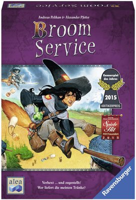 Alle Details zum Brettspiel Broom Service (Kennerspiel des Jahres 2015) und ähnlichen Spielen