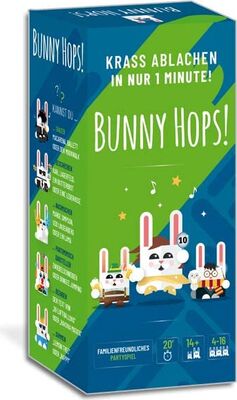 Alle Details zum Brettspiel Bunny Hops und ähnlichen Spielen