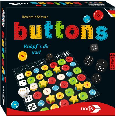 Alle Details zum Brettspiel Buttons - Knöpf's dir vor! und ähnlichen Spielen