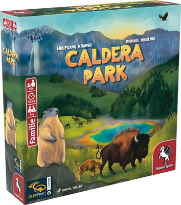 Alle Details zum Brettspiel Caldera Park und ähnlichen Spielen