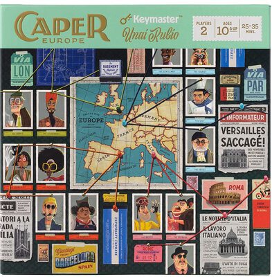 Alle Details zum Brettspiel Caper: Europe und ähnlichen Spielen