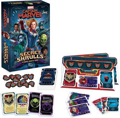 Alle Details zum Brettspiel Captain Marvel: Secret Skrulls und ähnlichen Spielen