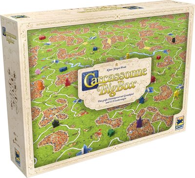 Alle Details zum Brettspiel Carcassonne Big Box 7 (2021er Version) und ähnlichen Spielen