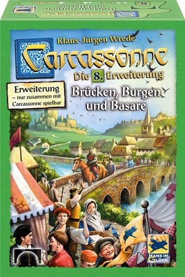 Alle Details zum Brettspiel Carcassonne: Brücken, Burgen und Basare (8. Erweiterung) und ähnlichen Spielen