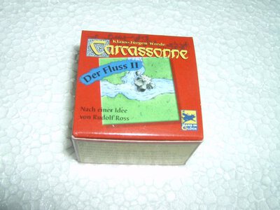 Alle Details zum Brettspiel Carcassonne: Der Fluss II (Mini-Erweiterung) und ähnlichen Spielen