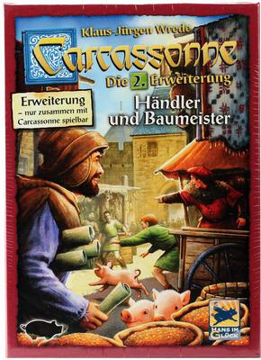Alle Details zum Brettspiel Carcassonne: Händler und Baumeister (2. Erweiterung) und ähnlichen Spielen