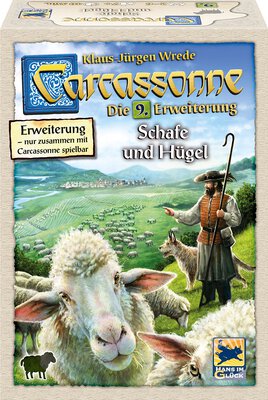 Alle Details zum Brettspiel Carcassonne: Schafe und Hügel (9. Erweiterung) und ähnlichen Spielen