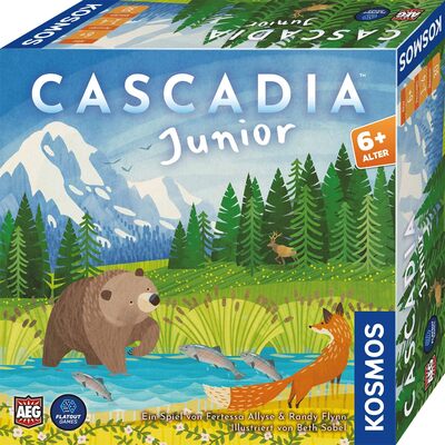 Alle Details zum Brettspiel Cascadia Junior und ähnlichen Spielen