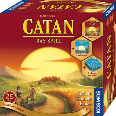 Alle Details zum Brettspiel Catan: 25 Jahre Jubiläums-Edition und ähnlichen Spielen