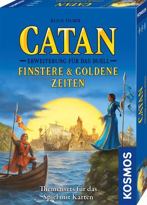Alle Details zum Brettspiel Catan: Das Duell – Finstere & Goldene Zeiten (Erweiterung) und ähnlichen Spielen