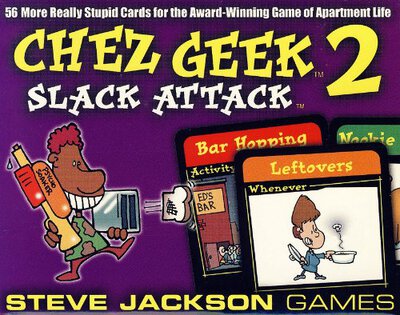 Alle Details zum Brettspiel Chez Geek 2: Slack Attack und ähnlichen Spielen