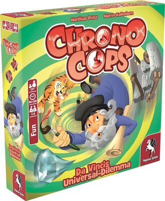 Alle Details zum Brettspiel ChronoCops: Da Vincis Universal-Dilemma und ähnlichen Spielen