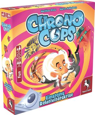 Alle Details zum Brettspiel ChronoCops: Einsteins Relativitätskrise und ähnlichen Spielen