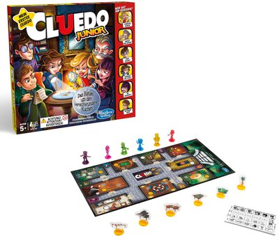Alle Details zum Brettspiel Cluedo Junior und ähnlichen Spielen