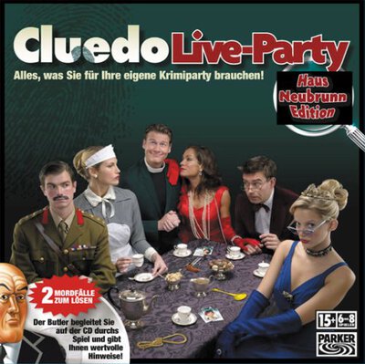 Alle Details zum Brettspiel Cluedo Live-Party: Haus Neubrunn Edition und ähnlichen Spielen