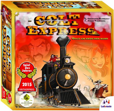 Alle Details zum Brettspiel Colt Express (Spiel des Jahres 2015) und ähnlichen Spielen