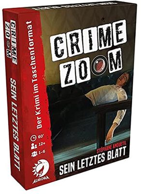 Alle Details zum Brettspiel Crime Zoom: Sein letztes Blatt (1. Fall) und ähnlichen Spielen