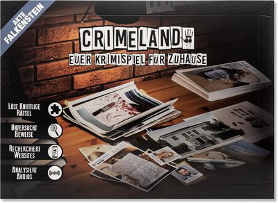 Alle Details zum Brettspiel CRIMELAND: Akte Falkenstein und ähnlichen Spielen