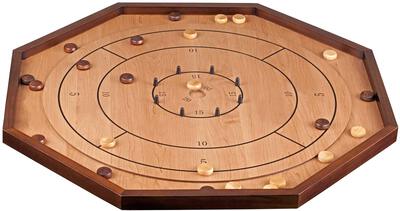 Alle Details zum Brettspiel Crokinole und ähnlichen Spielen