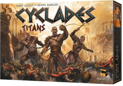 Alle Details zum Brettspiel Cyclades: Titans (Erweiterung) und Ã¤hnlichen Spielen