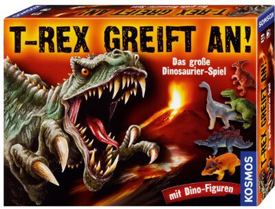 Alle Details zum Brettspiel Das große Dinosaurier-Spiel / T-Rex greift an! und ähnlichen Spielen