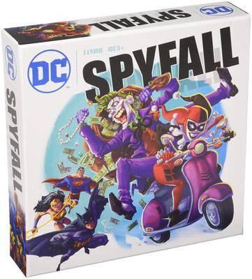 Alle Details zum Brettspiel DC Spyfall und ähnlichen Spielen