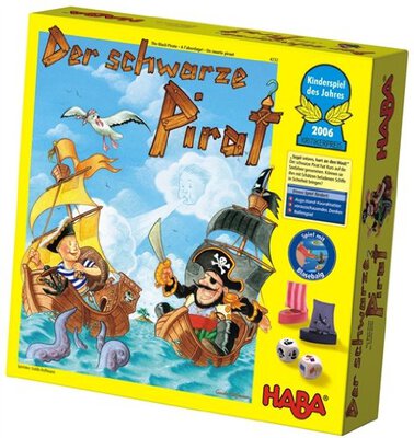 Alle Details zum Brettspiel Der schwarze Pirat (Kinderspiel des Jahres 2006) und ähnlichen Spielen