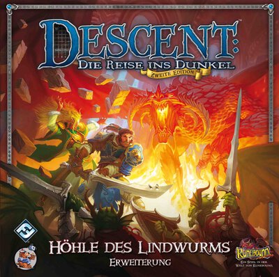 Alle Details zum Brettspiel Descent: Die Reise ins Dunkel – Höhle des Lindwurms (Erweiterung) und ähnlichen Spielen